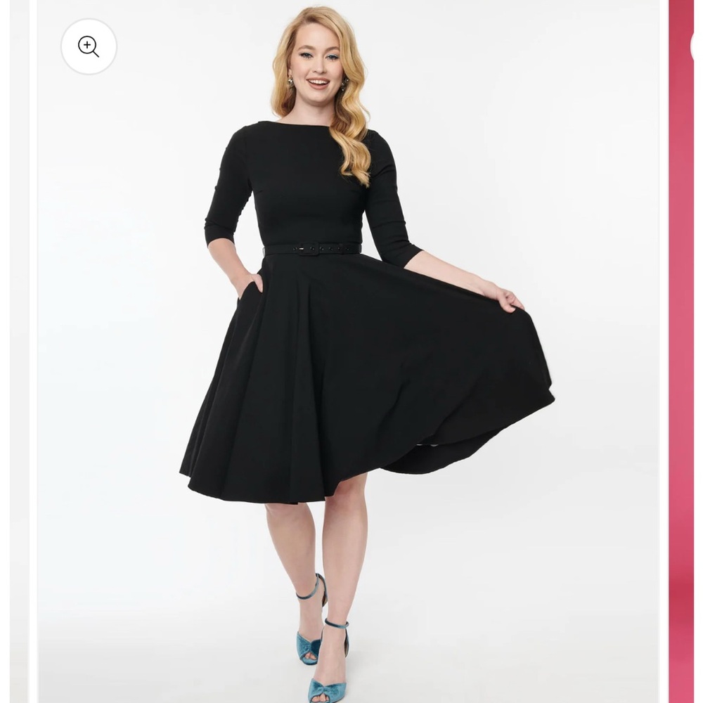 Unique Vintage Black Dress